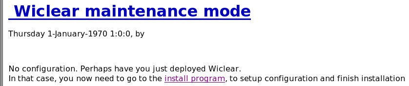 Maintenance mode message after deployment